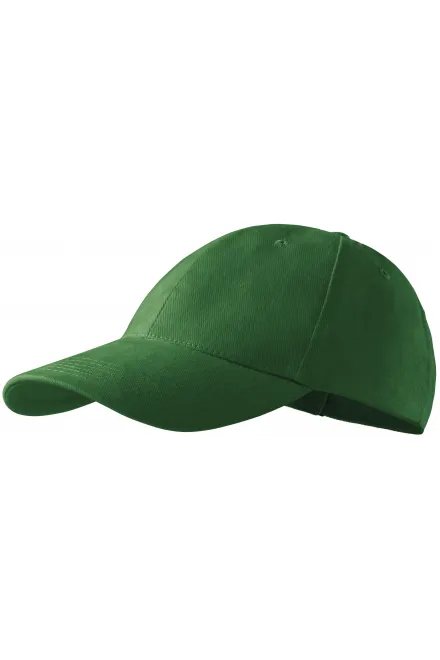 6-panel lock, grön på flaska