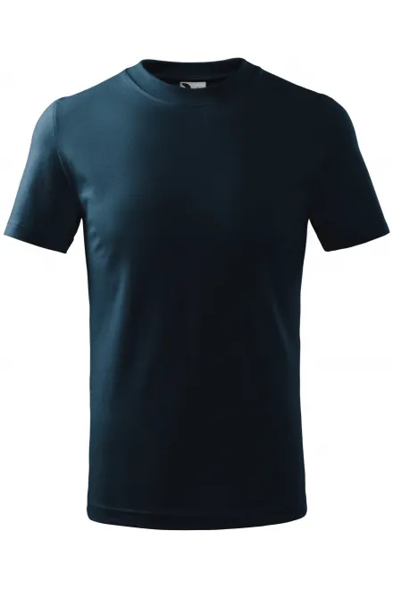 Barnens klassiska T-shirt - mörkblå, 122 cm / 6 år