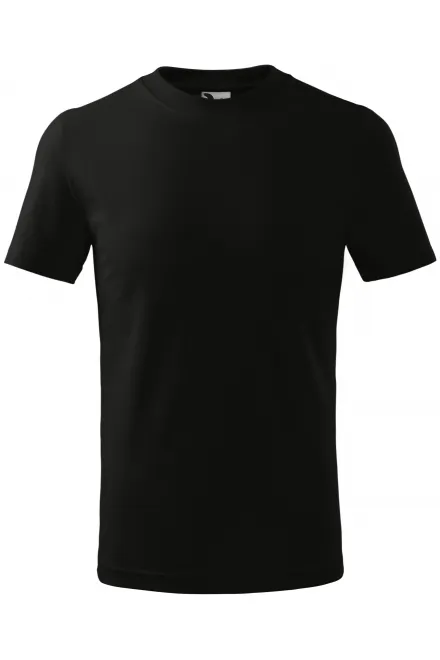 Barnens klassiska T-shirt - svart, 122 cm / 6 år