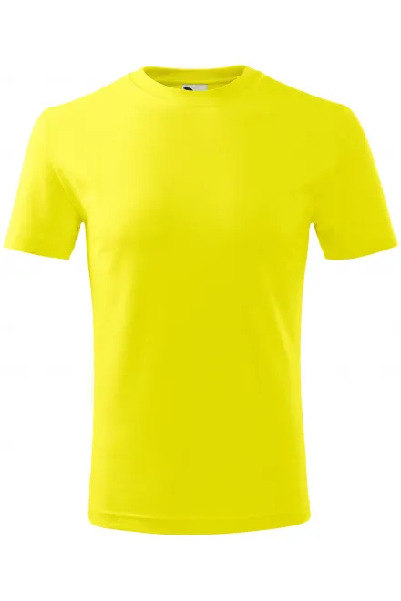 Barnens lätta T-shirt - citrongul, 158 cm / 12 år