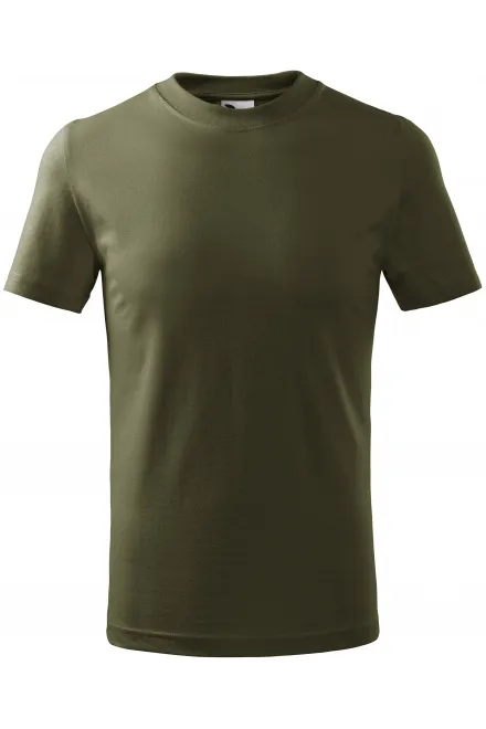 Barns enkla T-shirt - military, 146 cm / 10 år