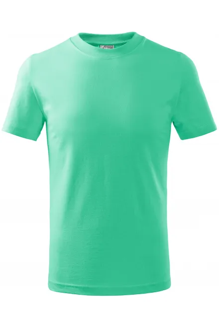 Barns enkla T-shirt - mynta, 146 cm / 10 år