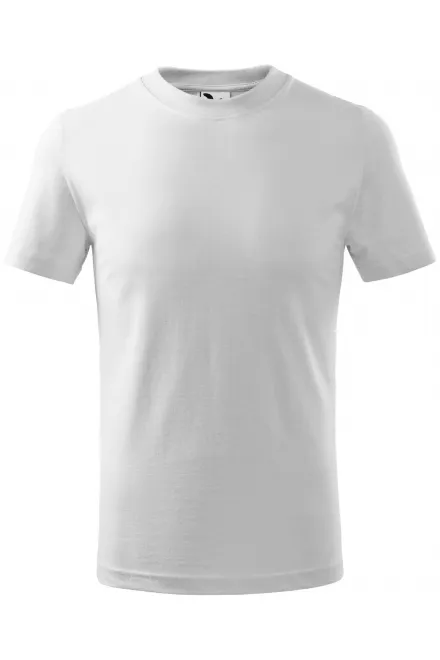 Barns enkla T-shirt - vit, 146 cm / 10 år