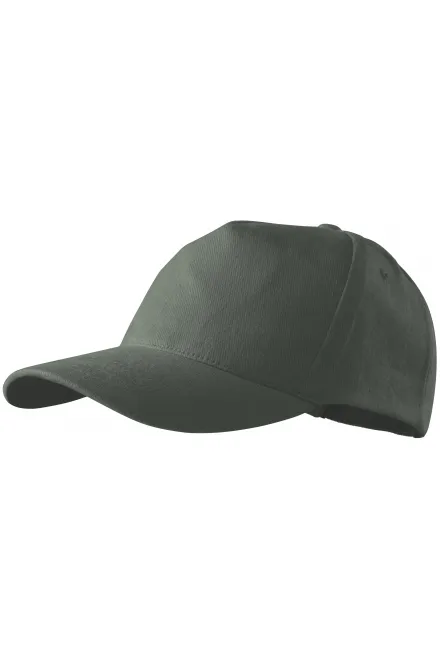 Bomullshatt med 5 paneler, mörk skiffer