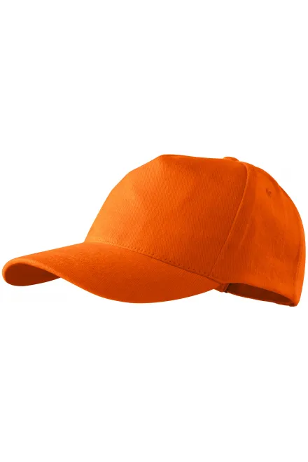 Bomullshatt med 5 paneler, orange