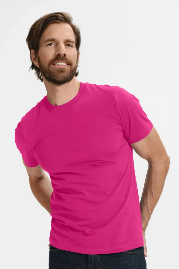 Klassisk T-shirt herr, lila Klassisk T-shirt herr, lila