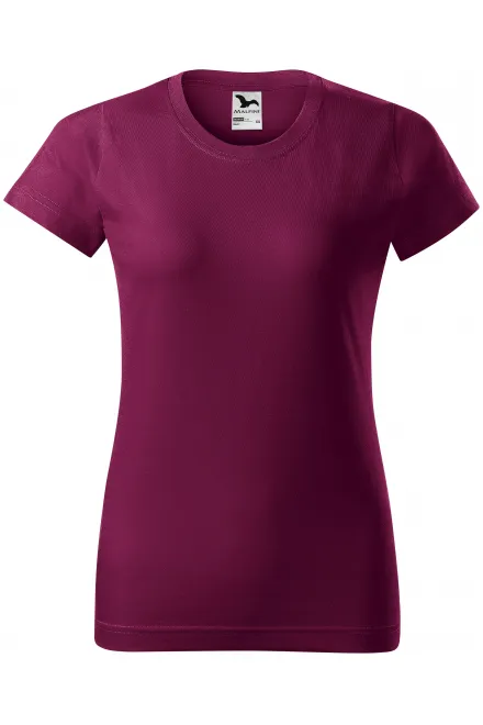 Dam enkel T-shirt - fuchsia, XS