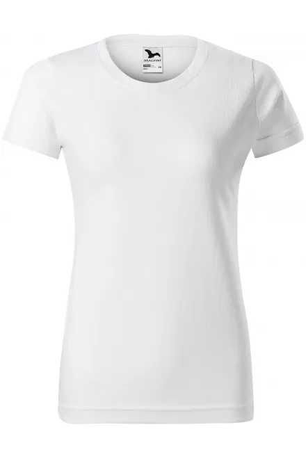 Dam enkel T-shirt - vit, XS