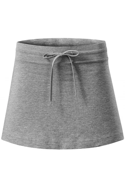 Dam kjol - mörkgrå marmor, XS