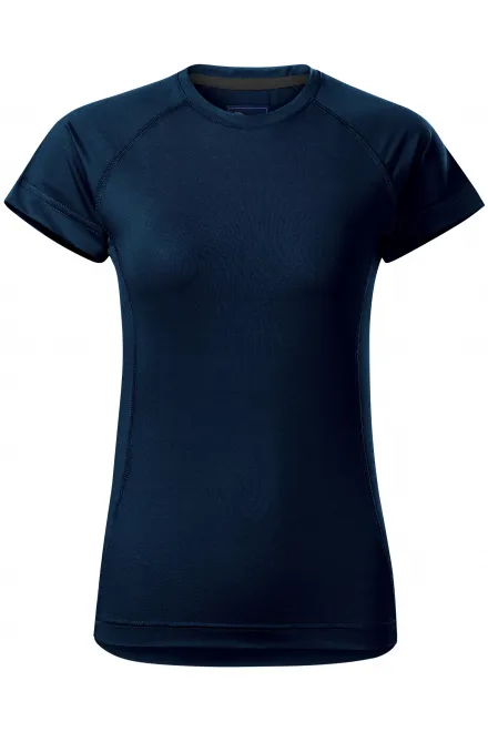 Dam T-shirt för sport - mörkblå, XS