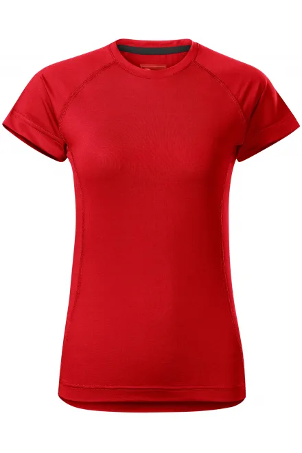 Dam T-shirt för sport - röd, XS