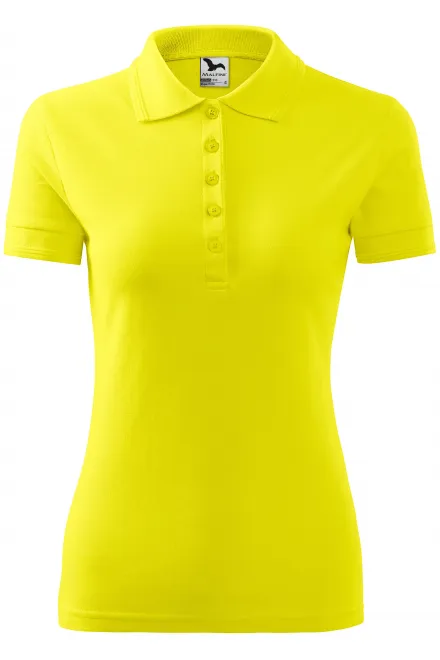 Damer elegant polotröja - citrongul, XS