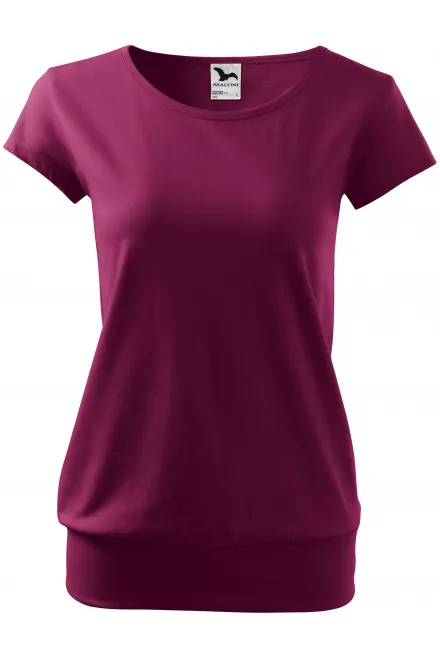 Damer trendig T-shirt - fuchsia, S