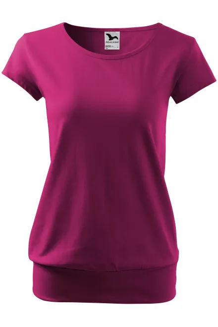 Damer trendig T-shirt - fuchsia, S