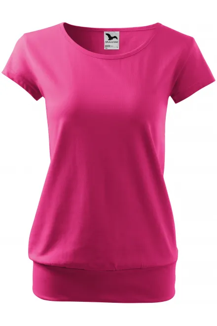 Damer trendig T-shirt - lila, S