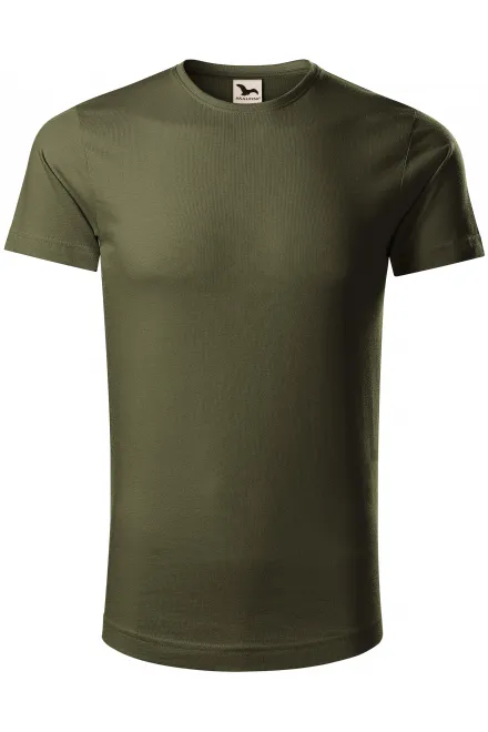 Ekologisk bomullst-shirt herr - military, M