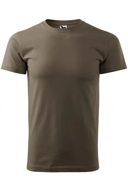Enkel T-shirt för män - army, XS