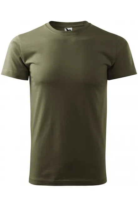 Enkel T-shirt för män - military, XS