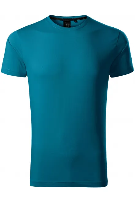 Exklusiv herr-T-shirt - petrol blue, S