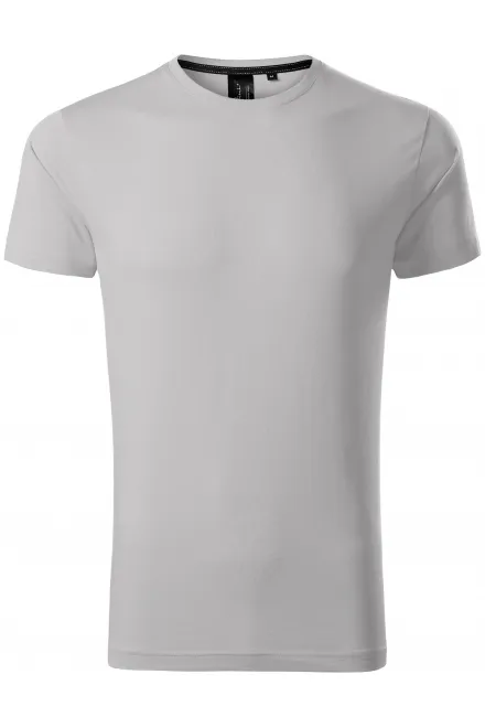 Exklusiv herr-T-shirt - silvergrå, S