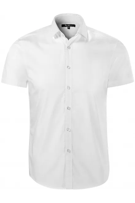 Herrskjorta - Slim fit - vit, S