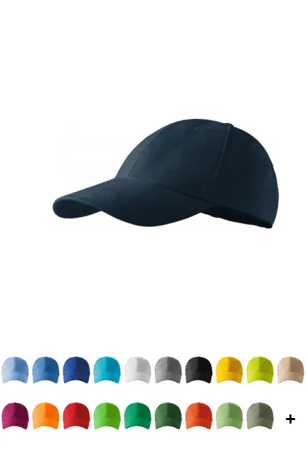 6-panel lock, mörkblå
