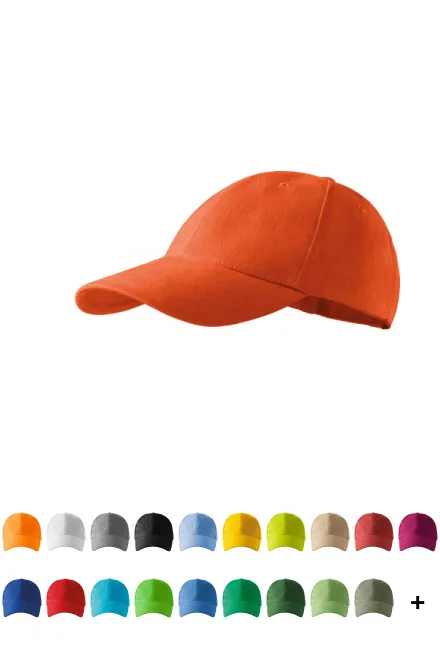 6-panel lock, orange