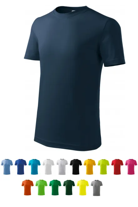 Barnens lätta T-shirt, mörkblå
