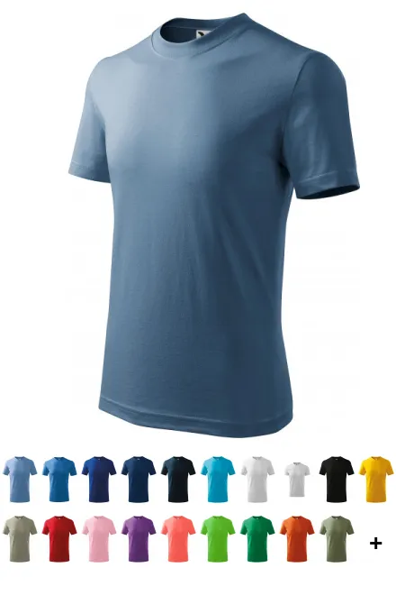 Barns enkla T-shirt, denim