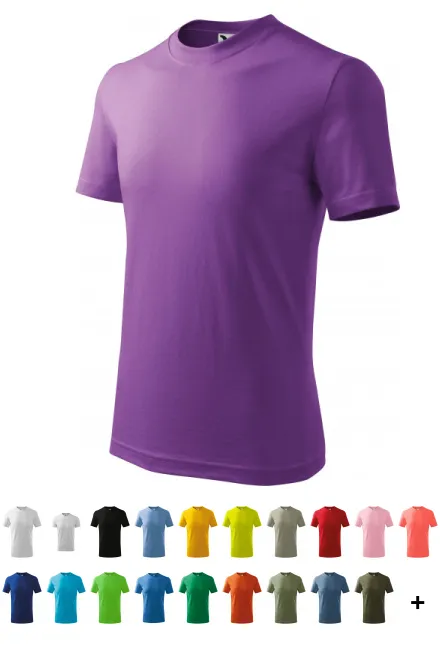 Barns enkla T-shirt, lila