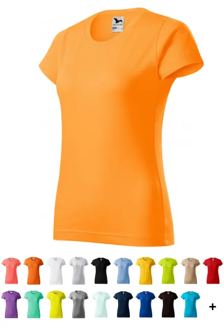 Dam enkel T-shirt, mandarin