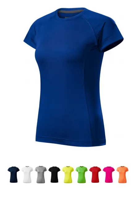 Dam T-shirt för sport, kungsblå
