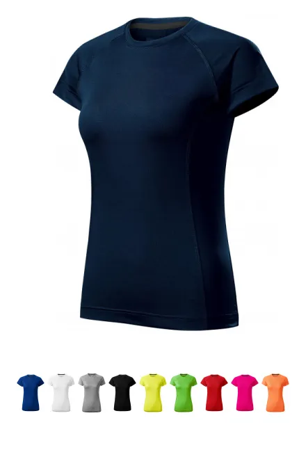 Dam T-shirt för sport, mörkblå