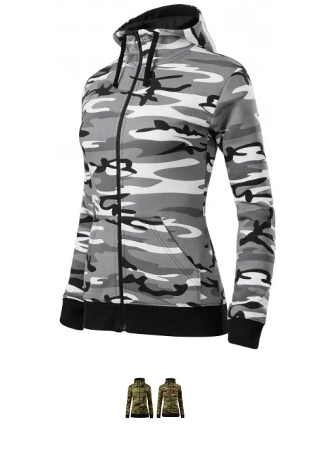 Damtröja med kamouflage, kamouflage grå