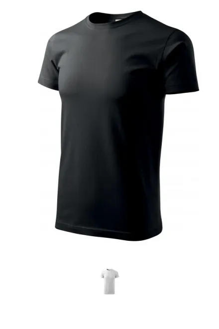 Herr-t-shirt gjord av GRS-bomull, svart