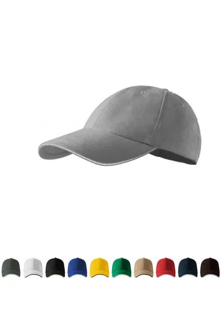 Kontrasterande mössa, ljus silver