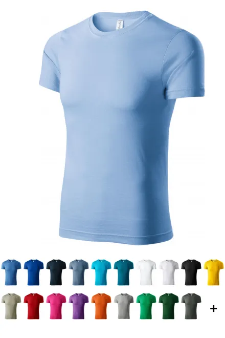 Lätt T-shirt med korta ärmar, himmelsblå