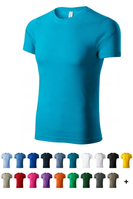 Lätt T-shirt med korta ärmar, turkos