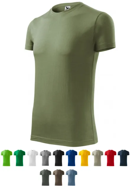 Mäns fashionabla T-shirt, khaki