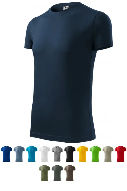 Mäns fashionabla T-shirt, mörkblå