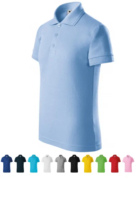 Pikétröja för barn, himmelsblå