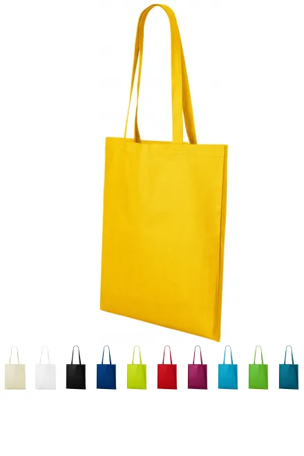 Shoppingväska i bomull, gul