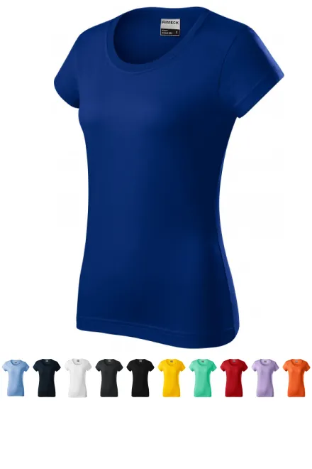 Slitstark damt-shirt, kungsblå