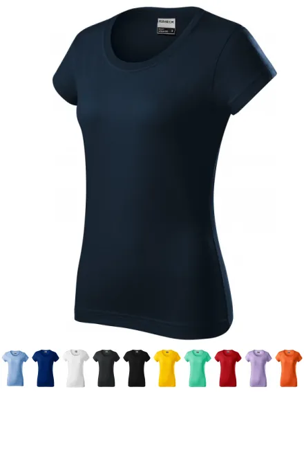 Slitstark damt-shirt, mörkblå