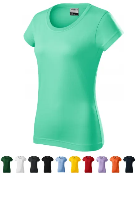 Slitstark damt-shirt, mynta