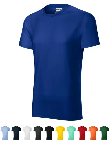 Slitstark herr-T-shirt, kungsblå
