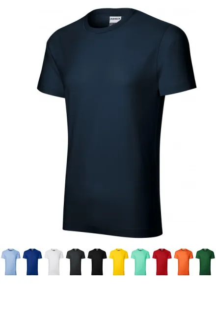 Slitstark herr-T-shirt, mörkblå