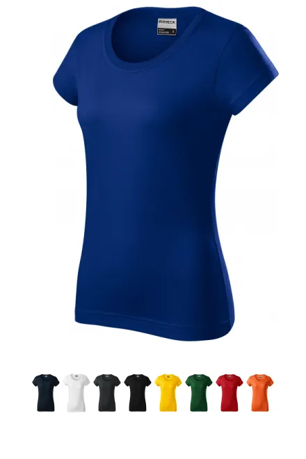 Slitstark tungvikt damt-shirt, kungsblå