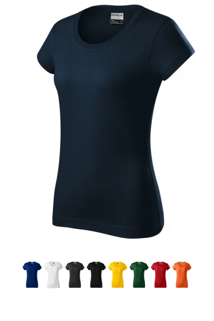 Slitstark tungvikt damt-shirt, mörkblå