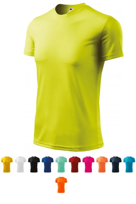 Sport T-shirt för barn, neon yellow